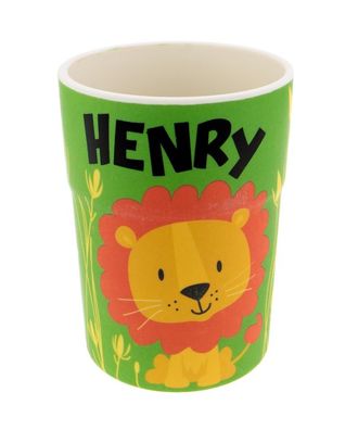 Bunter personalisierter Namens Kinderbecher mit Namen Henry