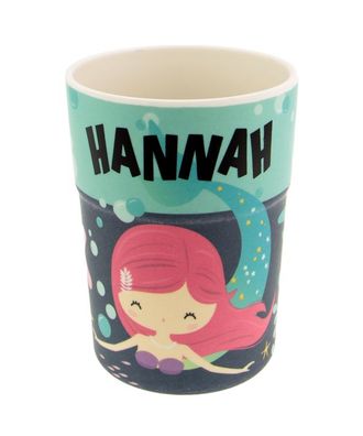 Bunter personalisierter Namens Kinderbecher mit Namen Hannah