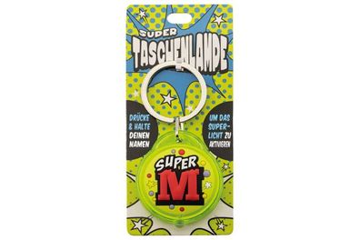Super Taschenlampe mit Buchstabe: M
