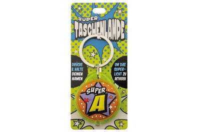 Super Taschenlampe mit Buchstabe: A