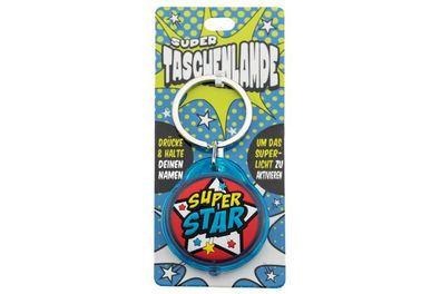 Super Taschenlampe mit Titel: Superstar