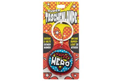 Super Taschenlampe mit Titel: Super Hero