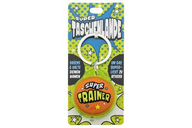 Super Taschenlampe mit Titel: Super Trainer