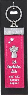 Depesche 10890.009 Schluesselanhaenger aus Filz, mit Schutzengel und Aufschrift - Ich