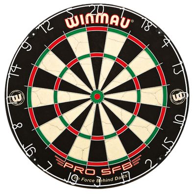 Winmau Dartboard PRO-SFB im Set inklusive 2 Satz Winmau Steeldarts