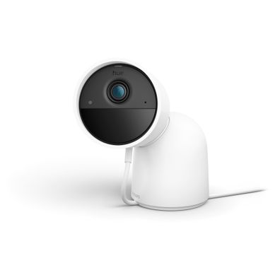 Philips Secure kabelgebundene Kamera mit Standfuss Weiss - Netzwerkkamera
