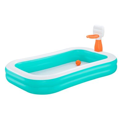 Family Pool Dunk N' Splash™ mit Basketballkörben 251 x 168 x 102 cm