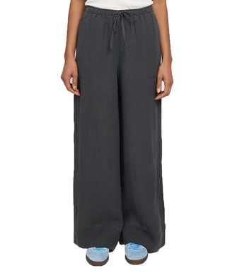 MAZINE Women Hose Drawstring Linen anthra