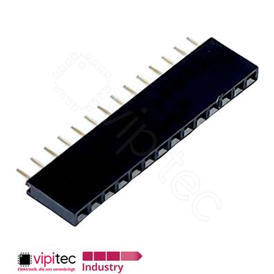 14-polige gerade Buchsenleiste | 2.54mm 1x14 Female Single Pin Socket Header