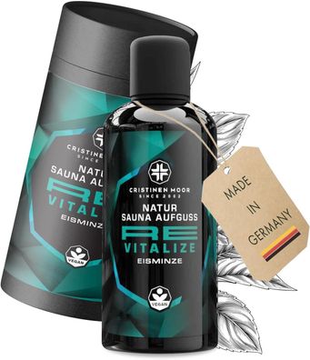 CristinenMoor Natürlicher Saunaaufguss Eisminze | Japanische Minze | 100 ml