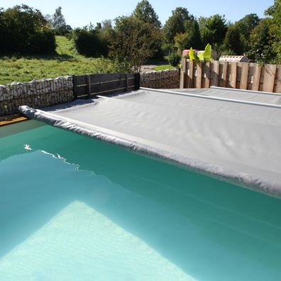 Trend Rollschutzabdeckung für Holzpool Modell 5 Achteck Blockbohlen | 7 x 4 m |