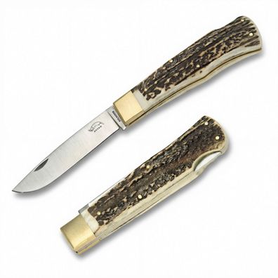 OTTER 07 Hirschhorn Taschenmesser Klappmesser Messer