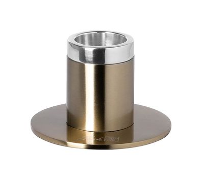 Fink ENNO, Leuchter, Aluminium, vernickelt, Stahl, Eisen, pulverbeschichtet, glatt