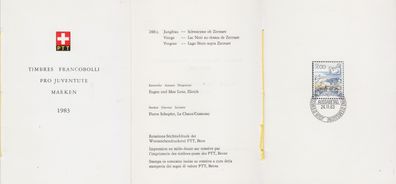 Schweiz Switzerland [1983] MiNr 1264 PTT 204 ( FDC ) [01] Tierkreis