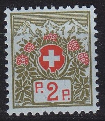 Schweiz Switzerland [Porto C] MiNr 0002 II ( * */mnh )