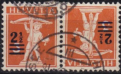 Schweiz Switzerland [Zusammendruck] K 13 ( O/used )