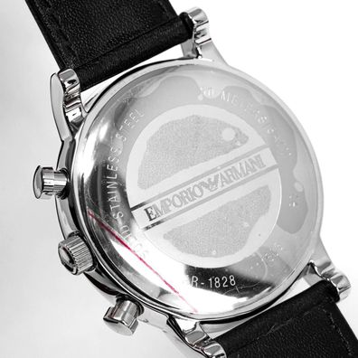 Emporio Armani Herrenuhr Luigi Schwarz Ar1828