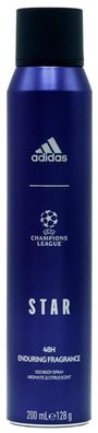 Adidas UEFA Champions League Deo Body Spray STAR XL 200 ml