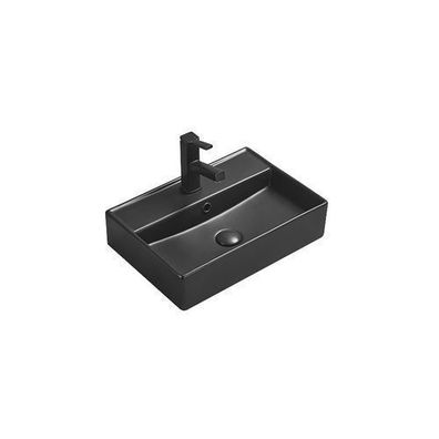 Mexen Blanca Aufsatzwaschbecken 50 x 35 cm, Schwarz matt - 21105085