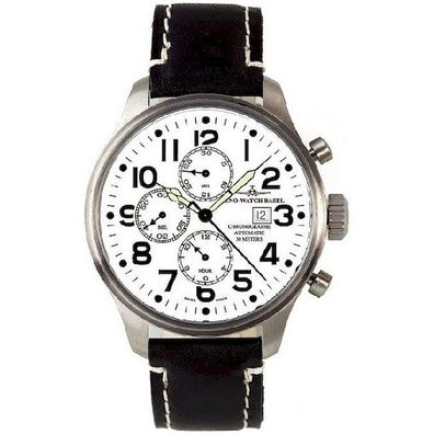 Zeno-Watch - Armbanduhr - Herren - 8 Oversized Pilot Basilea Chrono- 8557TVD-i2