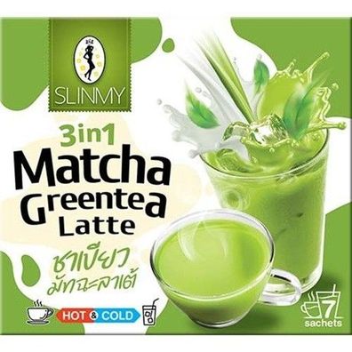 Slinmy 3in1 Matcha Latte Grüner Tee Instant 161g