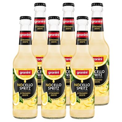 granini Nøcello SPRITZ alkoholfrei 6x 0,33L – Zitronenzeste Erfrischungsgetränk