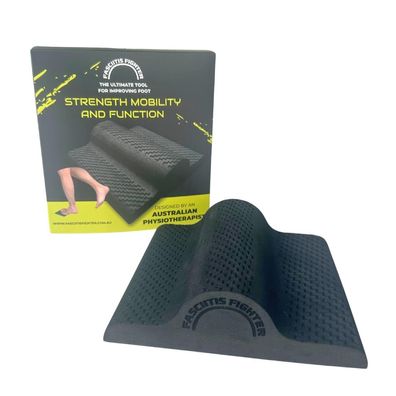 Fasciitis Fighter Fußtrainer zur Stärkung der Plantarfaszie EVA schwarz