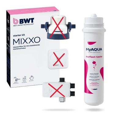 BWT MIXXO Mineralizer Filterkartusche Untertisch Wasserfilter fér Kéchenarmatur