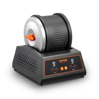 VEVOR Steinpoliermaschine 1,81 kg 9 Geschwindigkeiten 1 bis 9 Tage Timer