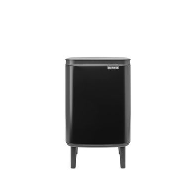 Brabantia Bo Hi Mélleimer 7 l Soft-Close mit Inneneimer Mattschwarz