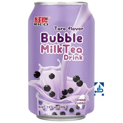 Rico Bubble Milk Tea Getränk Taro 340ml (inkl. 0,25€ EINWEG-Pfand)