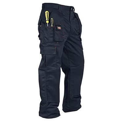 Lee Cooper Arbeitshose Cargo schwarz 32W 33L mit Kniepolstertaschen
