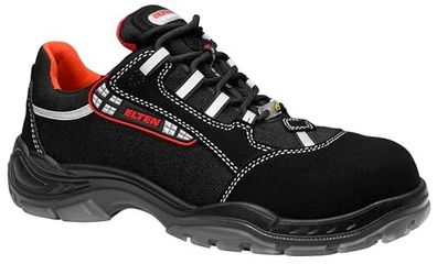 Sicherheitsschuhe SENEX ESD S2 Herren Textil schwarz rot Größe 45