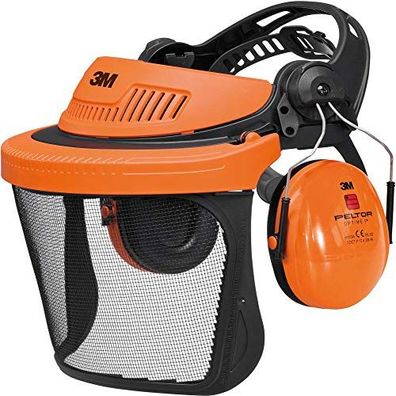 3M PELTOR G500 Gesichtsschutz und Gehörschutzkombination Orange