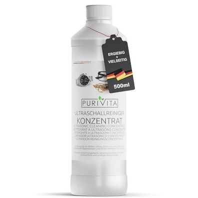 Purivita Ultraschallreiniger Konzentrat 5x500 ml Reinigungsfléssigkeit