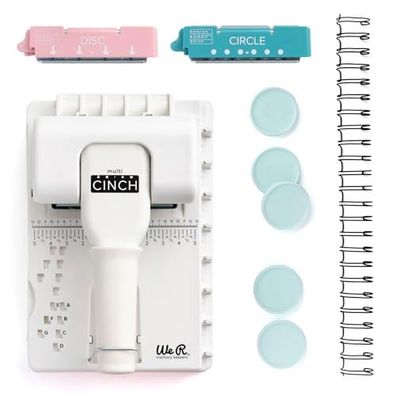 Multi Cinch Bindegerät 2-in-1 fér Kreis- und Disc-Bindung Metall