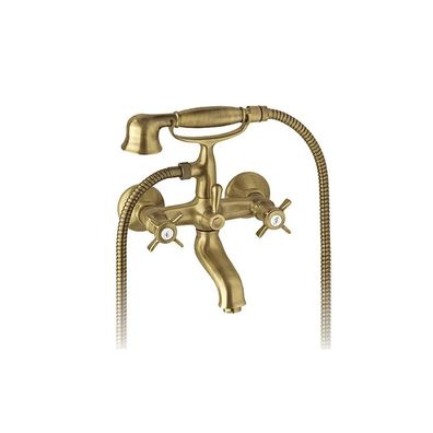 Badewannenarmaturen mit Brause Bronze Retro