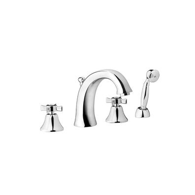 Badewannenarmaturen 4-Loch Chrom