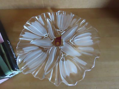 Zierschale Platte Teller Waltherglas Sylvia 23,5 cm Ø