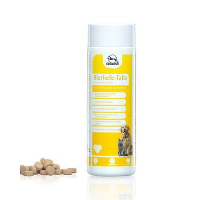 FORTAN® Bierhefe-Tabs für Hunde & Katzen - Natürliche Nährstoffquelle