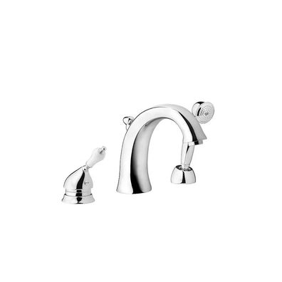 Badewannenarmaturen 3-Loch Chrom Retro