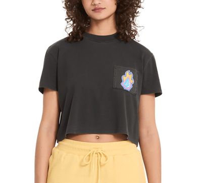 VOLCOM Women Shirt Pocket Dial vintage black