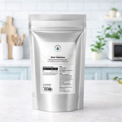 Zink Bisglycinat 25mg - 500 Tabletten (Aluminium Doypack)