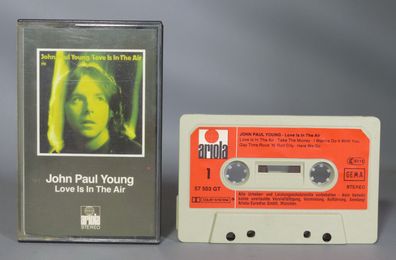 MC Kassette John Paul Young - Love is in the Air - Ariola 57 503 GT von 1977