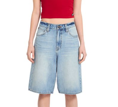 VOLCOM Women Short Beeggy Denim dusty blue wash