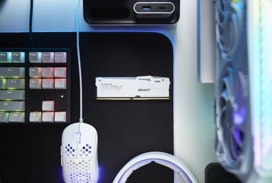 RAM Kingston D5 6400 16GB C32 FURY Beast W RGB EX