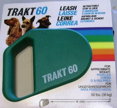 TRAKT 60 TOP Marken - Automatik - Seil - Leine; bis 30 kg; Farbe: "grün"