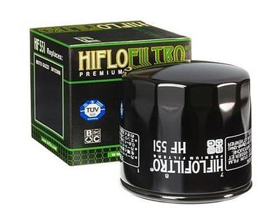Ölfilter Hiflo HF551 Moto Guzzi V 11 Le Mans, V 11 Sport, Bj.:98-05, HF 551