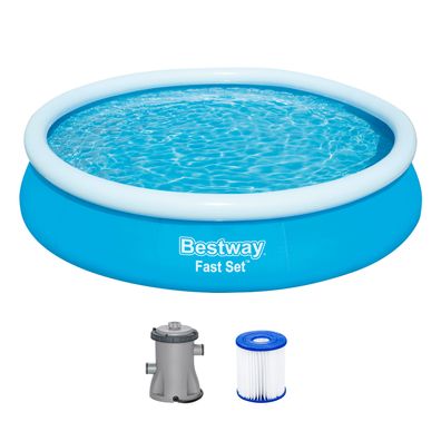 Fast Set™ Aufstellpool-Set mit Filterpumpe Ø 366 x 76 cm, blau, rund