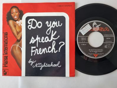 Nightschool - Do You Speak French? 7'' Vinyl Germany Cheesecake COVER